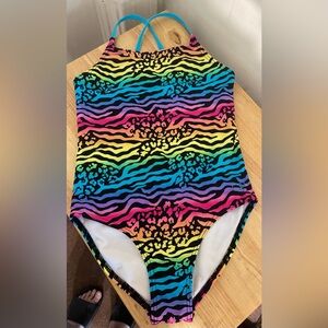 Girls one piece bathing suit size 10/12